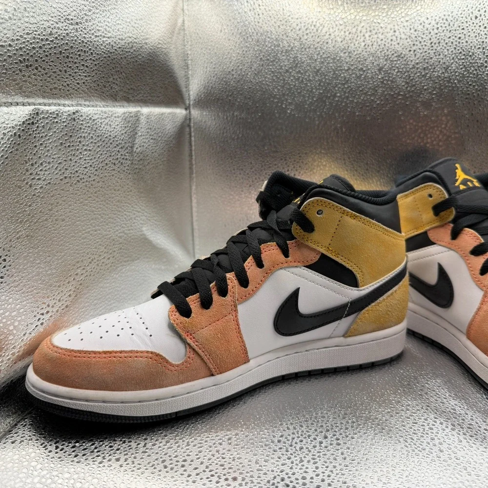 Size 8‎ Nike Air Jordan 1 Mid SE Flight Club Mens Athletic Sneakers DX4332-800